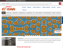 Tablet Screenshot of ferclavo.com
